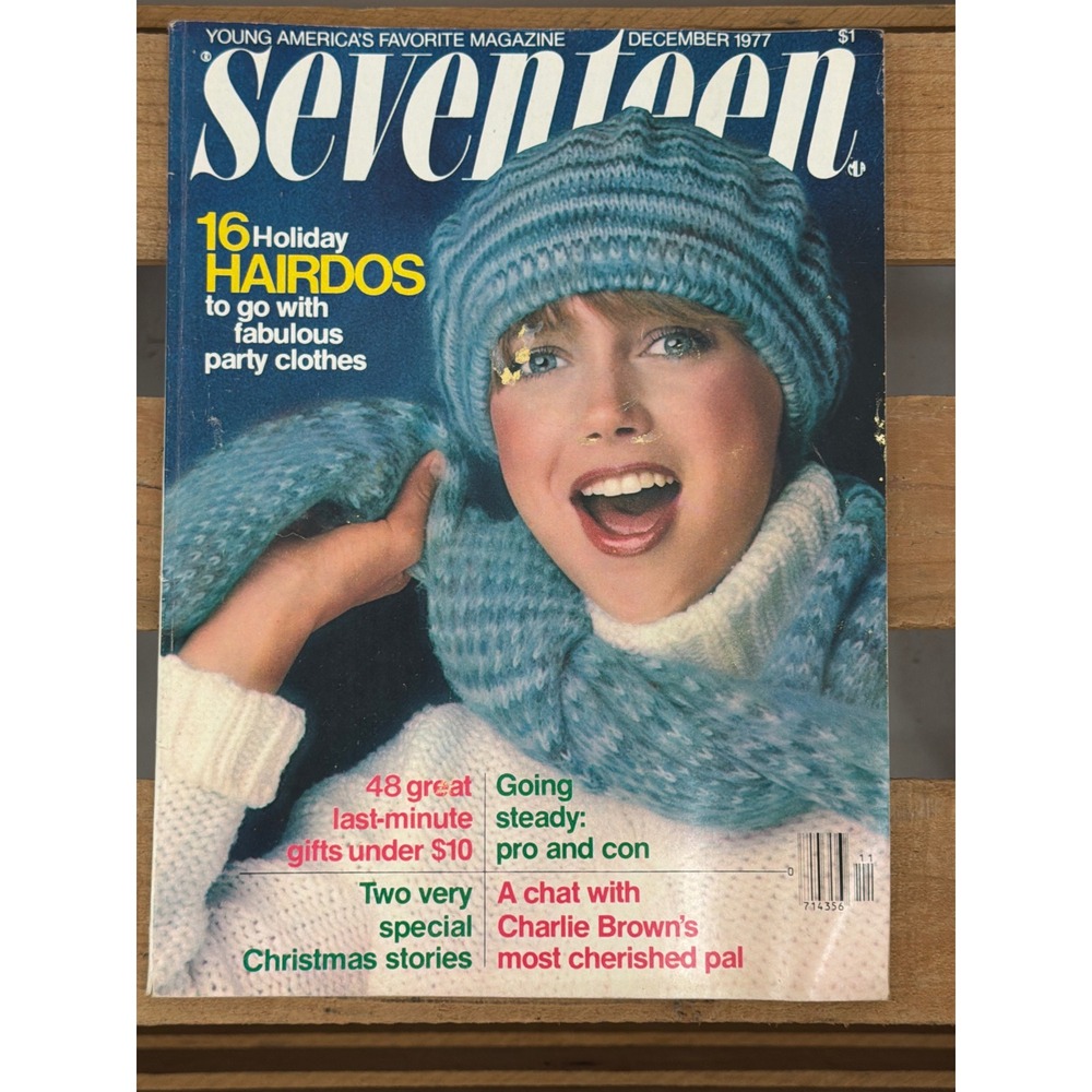 Vintage Seventeen Magazine December 1977 Shaun Cassidy Peanuts‎ 70s Fashion